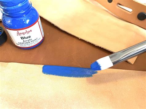 does acrylic paint work on leather? does it affect the natural texture of leather?